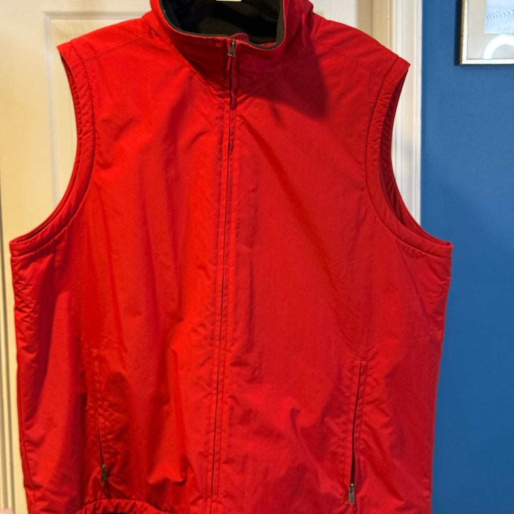 L.L. Bean Men's Red Vest XXL Tall